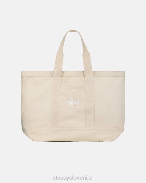 STUSSY 8XB0440 naravno drugi uniseks zelo velika platnena torba