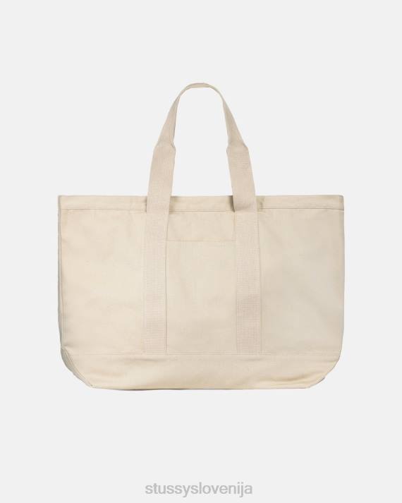 STUSSY 8XB0440 naravno drugi uniseks zelo velika platnena torba