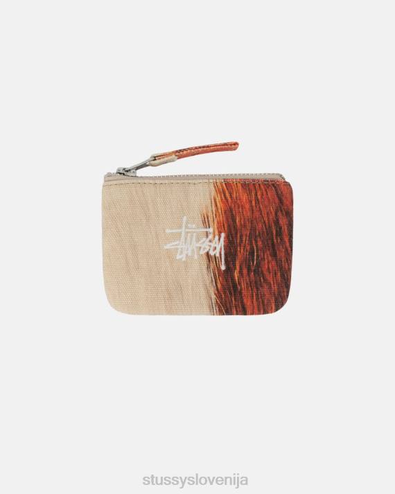STUSSY 8XB0445 goveja koža drugi uniseks platnena torbica za kovance