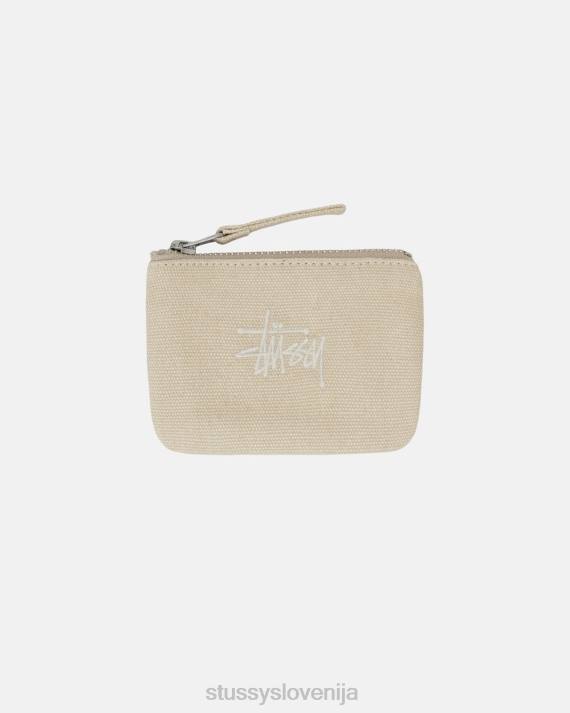 STUSSY 8XB0446 naravno drugi uniseks platnena torbica za kovance
