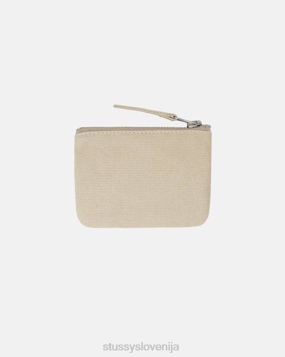 STUSSY 8XB0446 naravno drugi uniseks platnena torbica za kovance