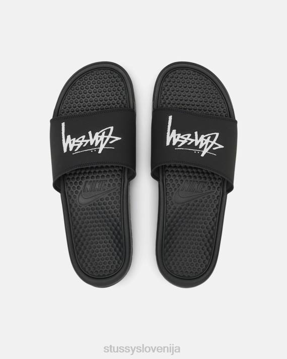 STUSSY X NIKE 8XB0437 off noir/bela drugi uniseks benassijev tobogan