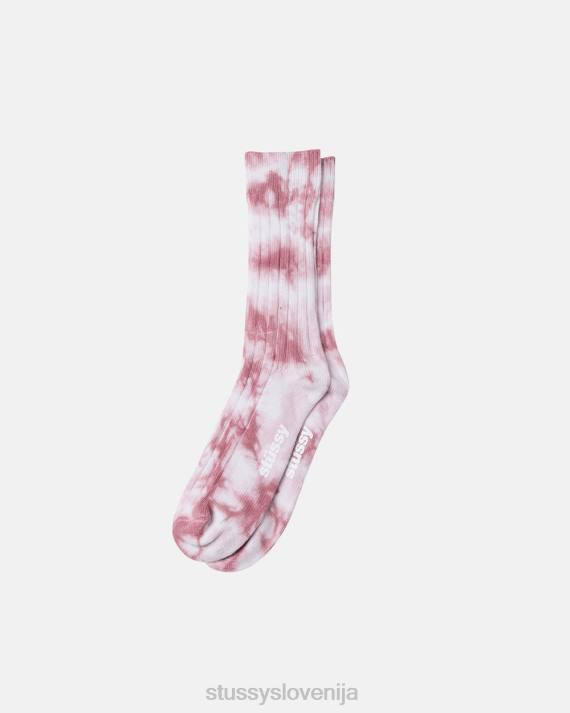 STUSSY 8XB0456 jagodičja nogavice uniseks barvane rebraste nogavice