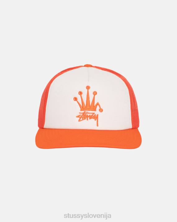 STUSSY 8XB0370 oranžna pokrivala uniseks crown stock cap za tovornjakarje