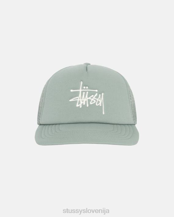 STUSSY 8XB0375 svetlo olivno pokrivala uniseks velika osnovna tovornjaška kapa