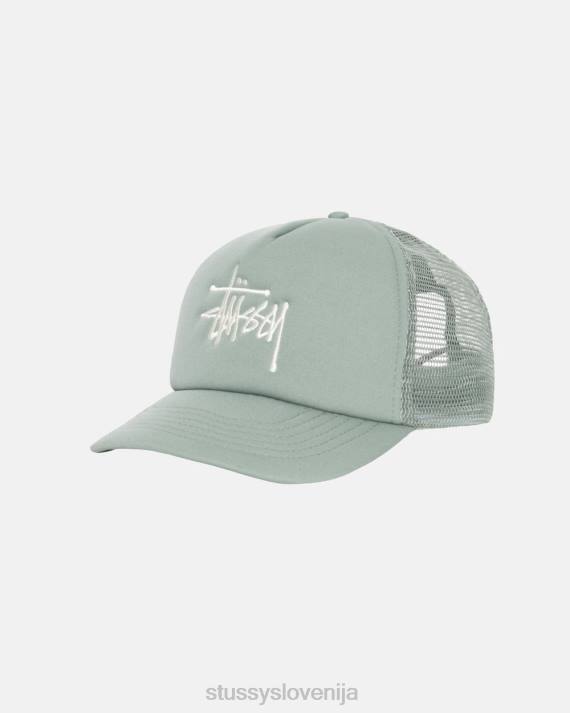 STUSSY 8XB0375 svetlo olivno pokrivala uniseks velika osnovna tovornjaška kapa