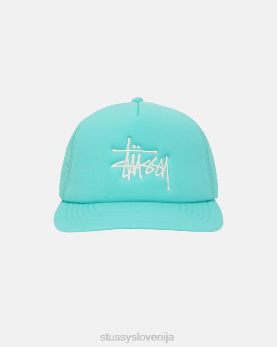 STUSSY 8XB0376 turkizna pokrivala uniseks velika osnovna tovornjaška kapa