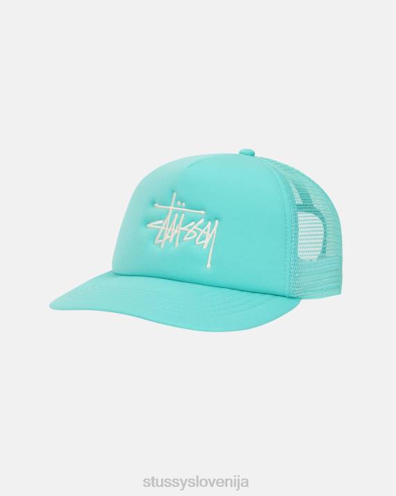 STUSSY 8XB0376 turkizna pokrivala uniseks velika osnovna tovornjaška kapa