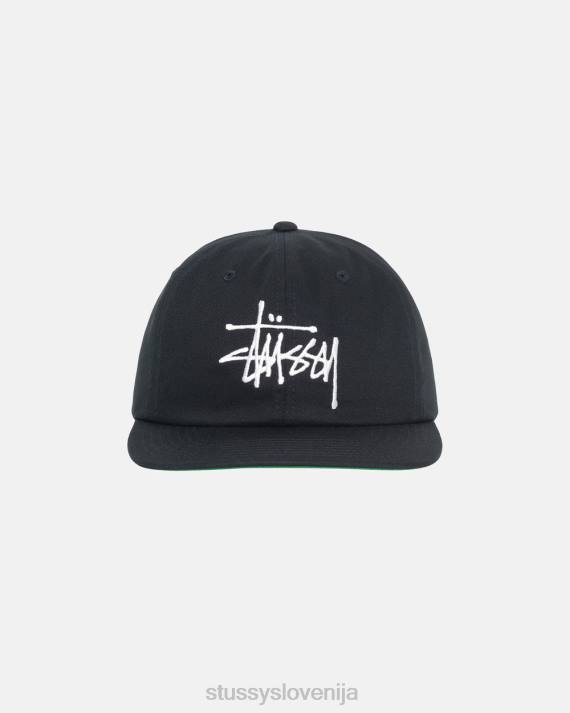 STUSSY 8XB0398 Črna pokrivala uniseks osnovna kapa s trakom
