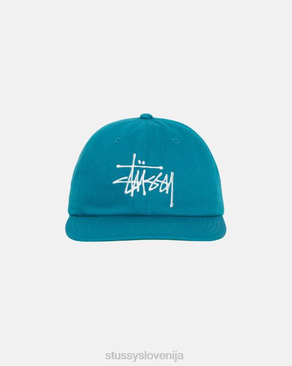 STUSSY 8XB0400 zelenomodra pokrivala uniseks osnovna kapa s trakom