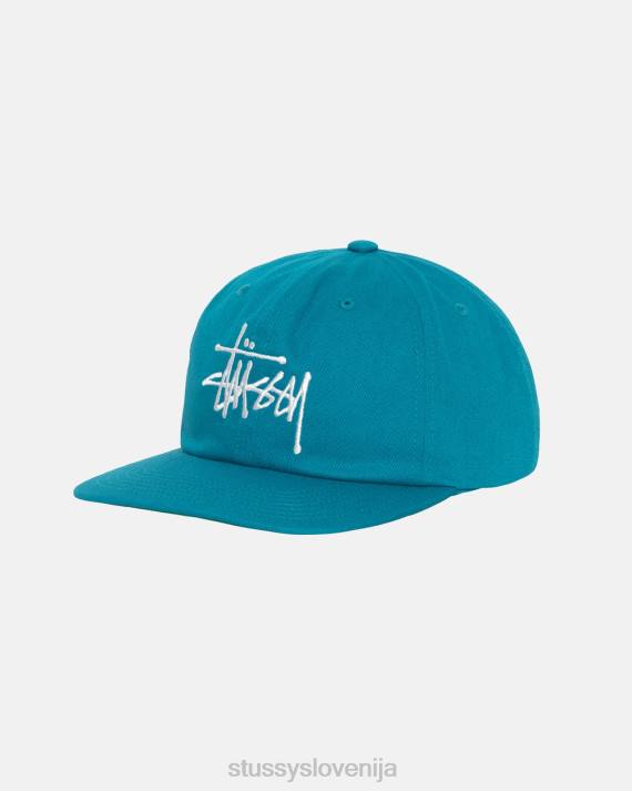 STUSSY 8XB0400 zelenomodra pokrivala uniseks osnovna kapa s trakom
