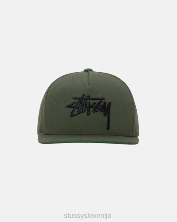 STUSSY 8XB0411 svetlo olivno pokrivala uniseks velika kronska kapa