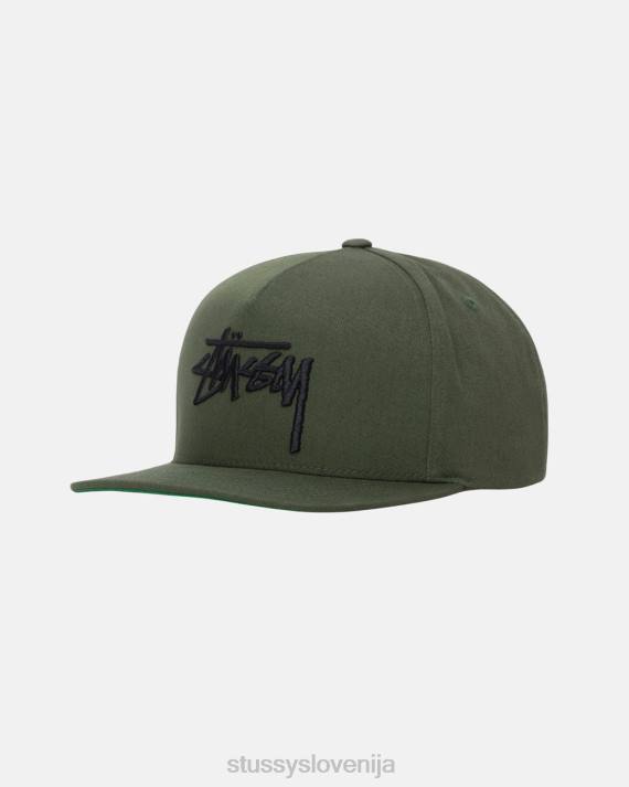 STUSSY 8XB0411 svetlo olivno pokrivala uniseks velika kronska kapa