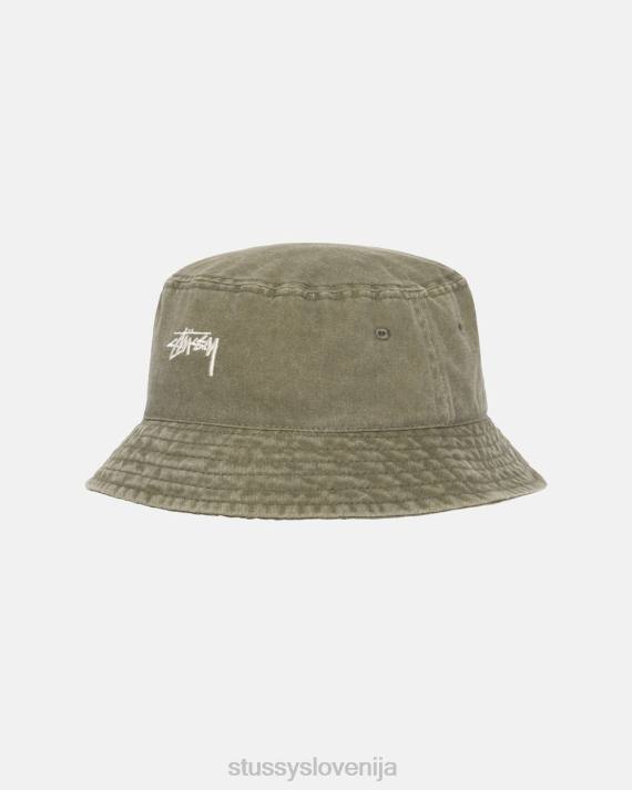 STUSSY 8XB0488 olivno pokrivala uniseks klobuk iz prane zaloge