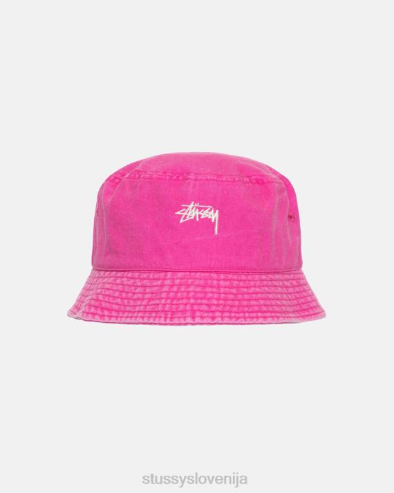 STUSSY 8XB0489 magenta pokrivala uniseks klobuk iz prane zaloge