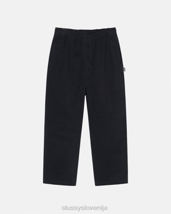 STUSSY 8XB0314 Črna hlače uniseks brušene hlače za plažo