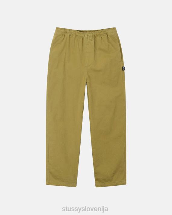 STUSSY 8XB0323 svetlo olivno hlače uniseks brušene hlače za plažo
