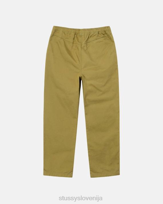 STUSSY 8XB0323 svetlo olivno hlače uniseks brušene hlače za plažo