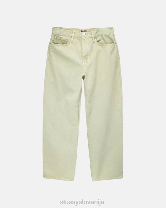 STUSSY 8XB0325 krema hlače uniseks dvojno obarvane velike kavbojke