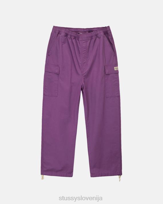 STUSSY 8XB0336 vijolična hlače uniseks ripstop cargo hlače za plažo