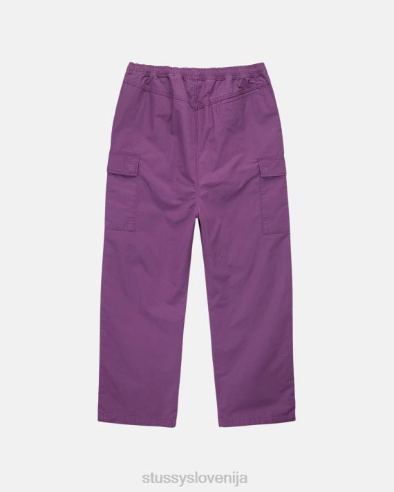 STUSSY 8XB0336 vijolična hlače uniseks ripstop cargo hlače za plažo