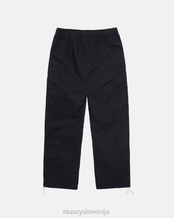 STUSSY 8XB0339 Črna hlače uniseks ripstop cargo hlače za plažo