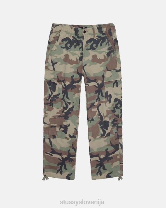 STUSSY 8XB0344 camo hlače uniseks ripstop odvečni tovor