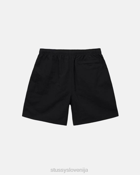 STUSSY 8XB0101 Črna kratke hlače uniseks velika osnovna voda kratka