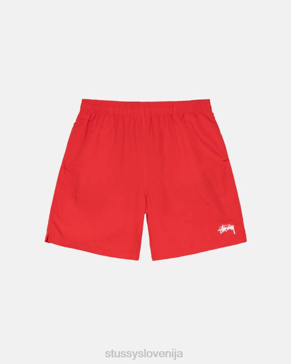 STUSSY 8XB0115 brite rdeče kratke hlače uniseks zaloga vode kratka