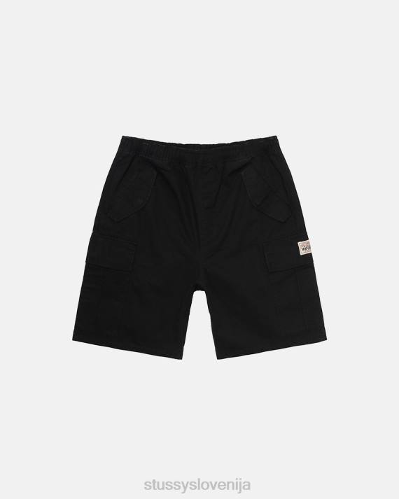 STUSSY 8XB0271 Črna kratke hlače uniseks ripstop cargo beach short