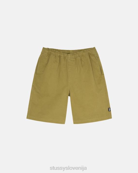 STUSSY 8XB0285 svetlo olivno kratke hlače uniseks brušena plaža kratka