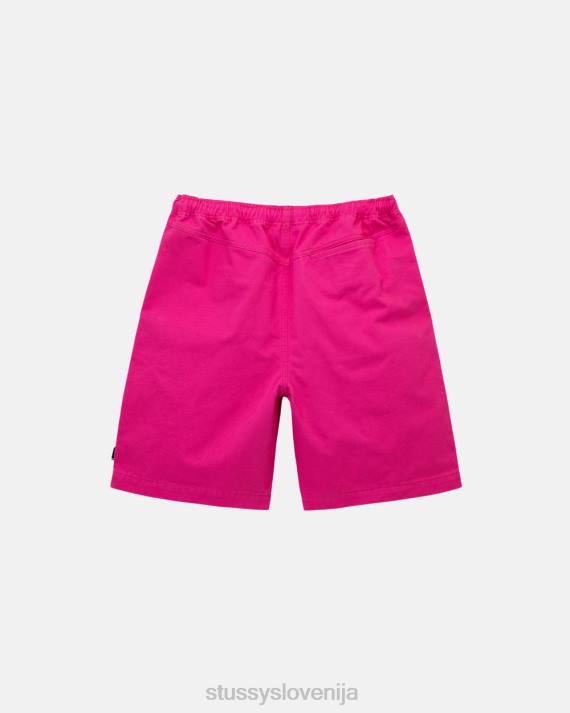 STUSSY 8XB0286 vroče roza kratke hlače uniseks brušena plaža kratka