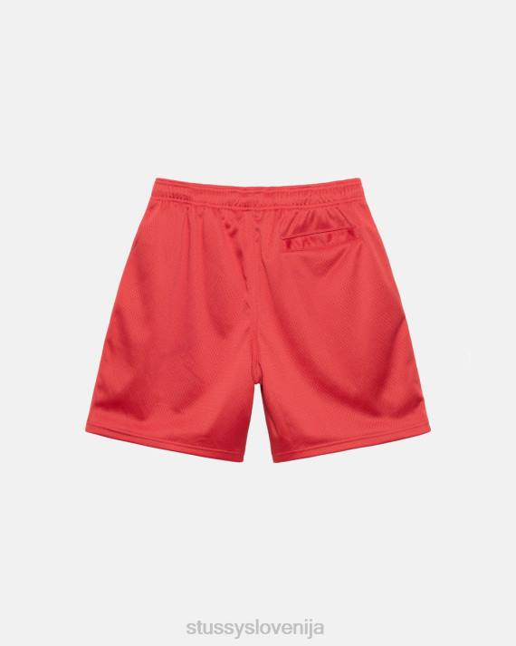 STUSSY 8XB0294 rdeča kratke hlače uniseks surfman mreža kratka