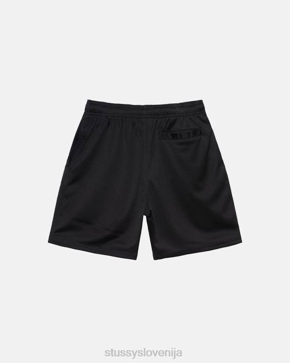 STUSSY 8XB0301 Črna kratke hlače uniseks 4x4 mrežasta kratka