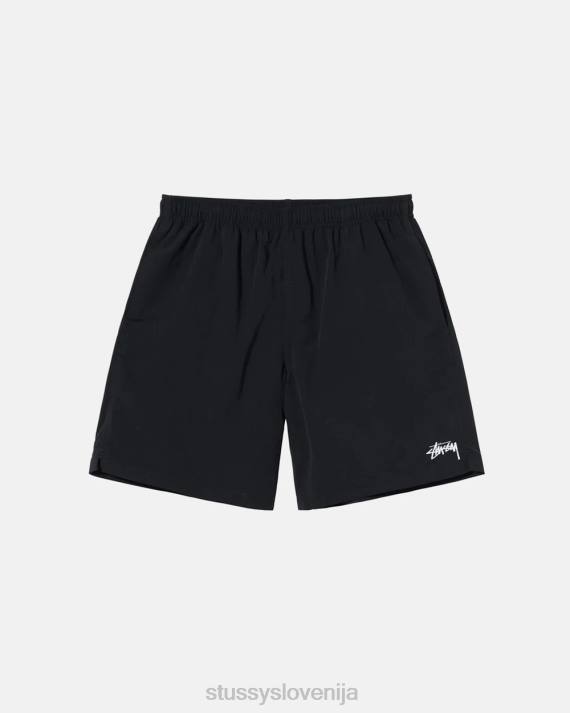 STUSSY 8XB0496 Črna kratke hlače uniseks zaloga vode kratka