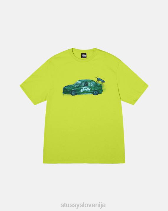 STUSSY 8XB022 ključno apno majice uniseks majica z dirkalnim avtomobilom