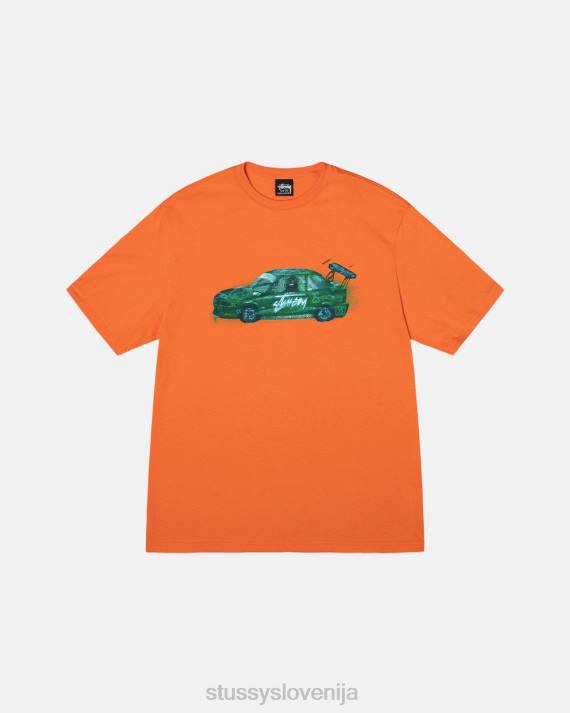 STUSSY 8XB023 koral majice uniseks majica z dirkalnim avtomobilom