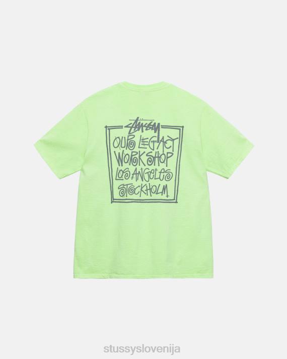 STUSSY 8XB026 raj majice uniseks naša stara majica s pigmentom obarvana z okvirjem