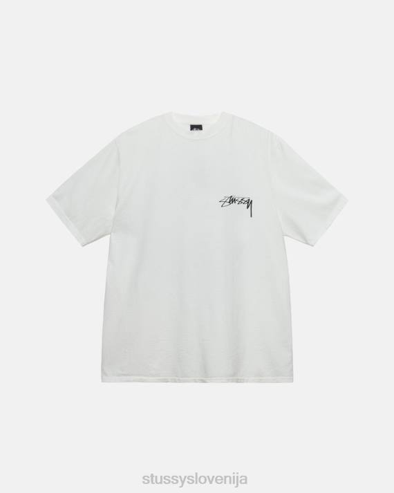 STUSSY 8XB028 naravno majice uniseks naša stara majica s pikčastim pigmentom
