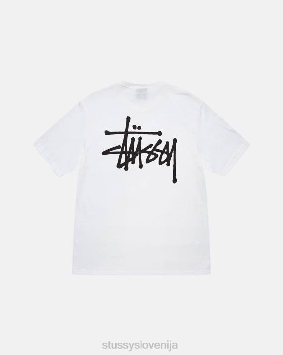 STUSSY 8XB02 bela majice uniseks osnovna majica