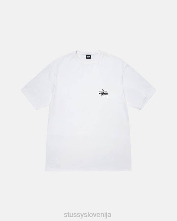 STUSSY 8XB02 bela majice uniseks osnovna majica