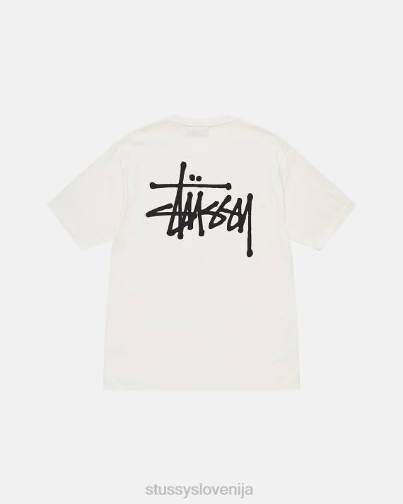 STUSSY 8XB031 naravno majice uniseks majica z osnovnim pigmentom