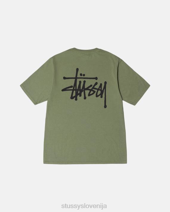 STUSSY 8XB032 artičoke majice uniseks majica z osnovnim pigmentom