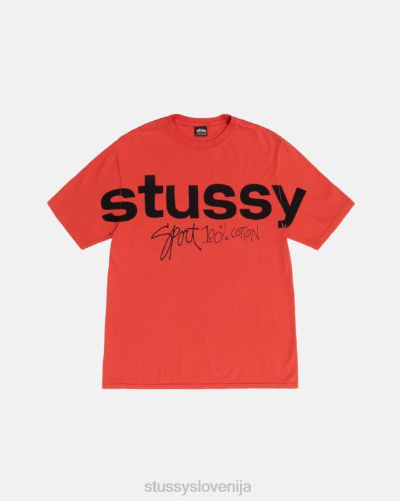 STUSSY 8XB036 paradižnik majice uniseks športna majica s 100 % pigmentom