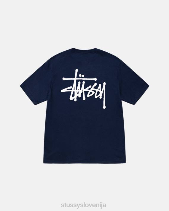 STUSSY 8XB03 mornarica majice uniseks osnovna majica