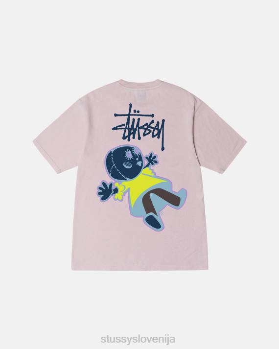 STUSSY 8XB040 rdečilo majice uniseks Dollie pigmentno obarvana majica