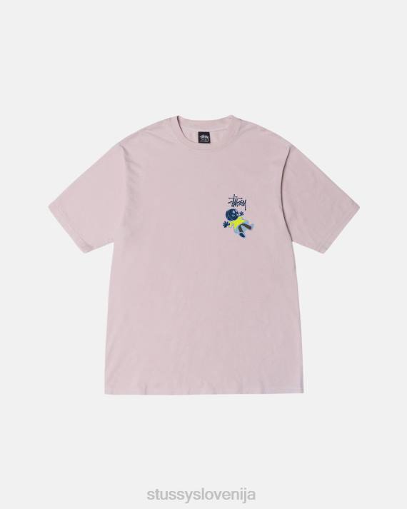 STUSSY 8XB040 rdečilo majice uniseks Dollie pigmentno obarvana majica