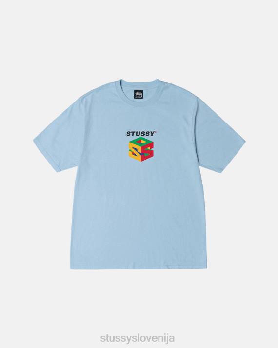 STUSSY 8XB044 modro nebo majice uniseks s64 pigmentno obarvana majica