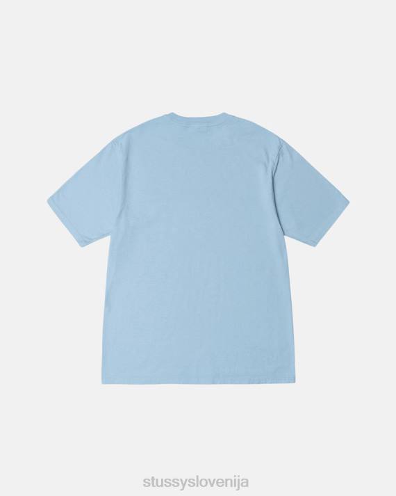 STUSSY 8XB044 modro nebo majice uniseks s64 pigmentno obarvana majica