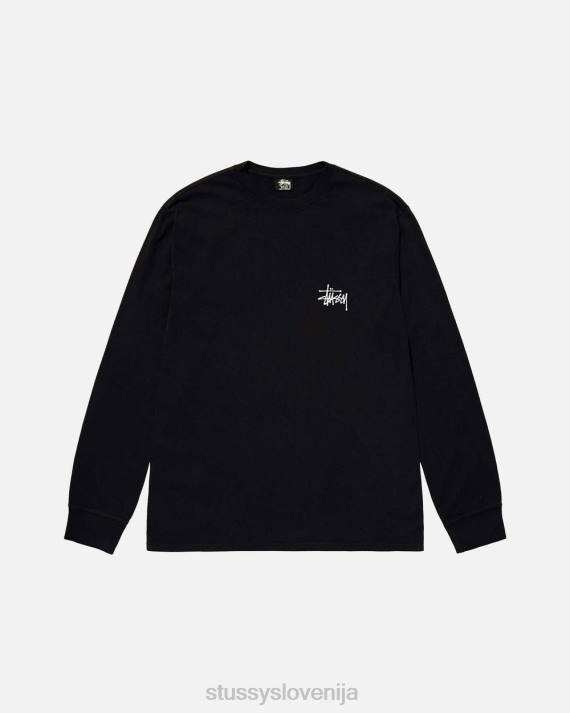 STUSSY 8XB055 Črna majice uniseks osnovna majica